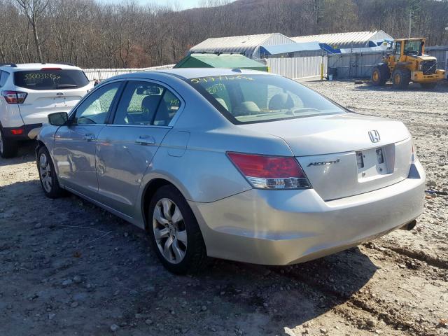 1HGCP26869A093388 - 2009 HONDA ACCORD EXL SILVER photo 3