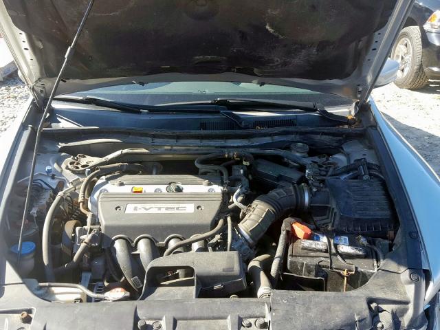 1HGCP26869A093388 - 2009 HONDA ACCORD EXL SILVER photo 7