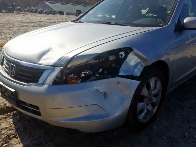 1HGCP26869A093388 - 2009 HONDA ACCORD EXL SILVER photo 9