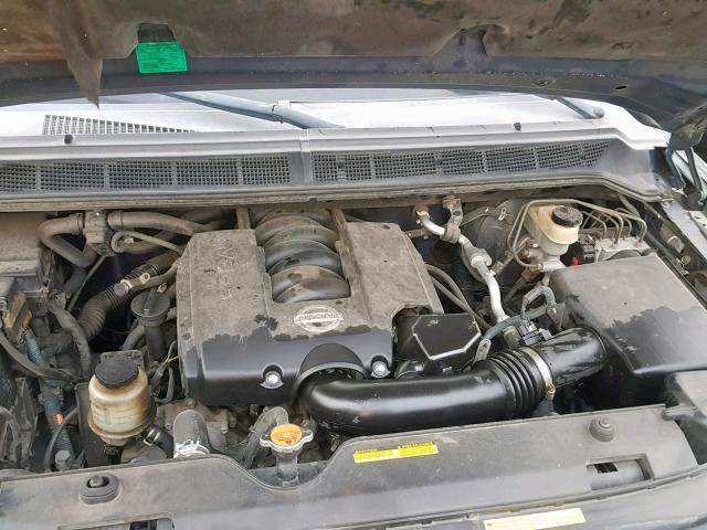 1N6BA07B66N552902 - 2006 NISSAN TITAN XE GREEN photo 7