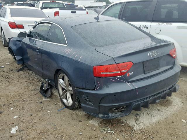 WAUCVAFR6AA078561 - 2010 AUDI S5 PREMIUM BLUE photo 3