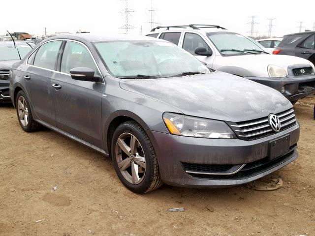 1VWAS7A30EC034362 - 2014 VOLKSWAGEN PASSAT S GRAY photo 1