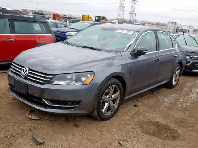 1VWAS7A30EC034362 - 2014 VOLKSWAGEN PASSAT S GRAY photo 2