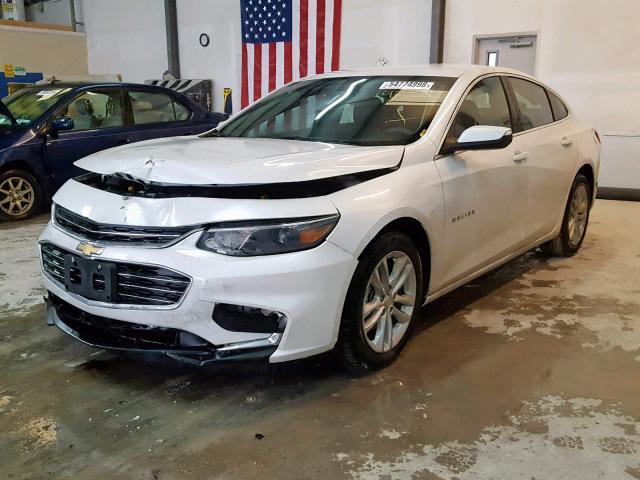 1G1ZF5SU0JF147400 - 2018 CHEVROLET MALIBU HYB WHITE photo 2