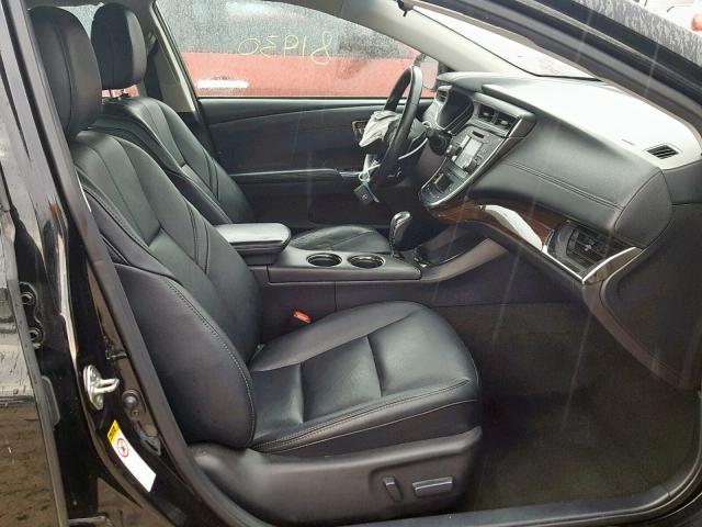 4T1BK1EB6FU159749 - 2015 TOYOTA AVALON XLE BLACK photo 5