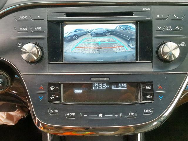 4T1BK1EB6FU159749 - 2015 TOYOTA AVALON XLE BLACK photo 9