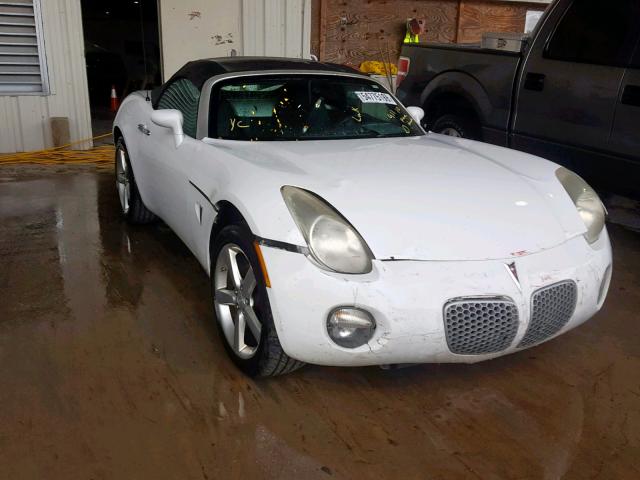 1G2MB35B49Y107207 - 2009 PONTIAC SOLSTICE WHITE photo 1