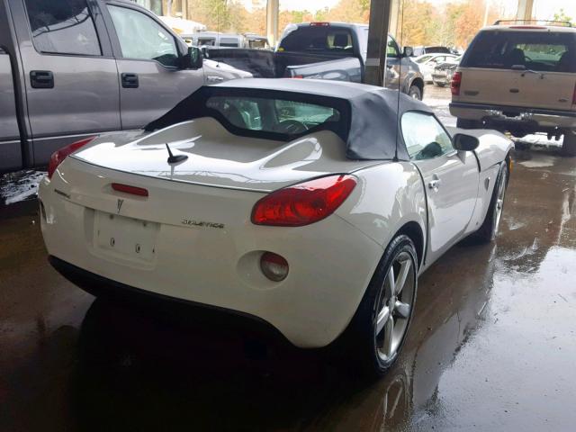 1G2MB35B49Y107207 - 2009 PONTIAC SOLSTICE WHITE photo 4