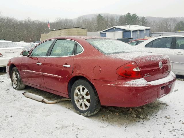 2G4WD562151353732 - 2005 BUICK LACROSSE C RED photo 3