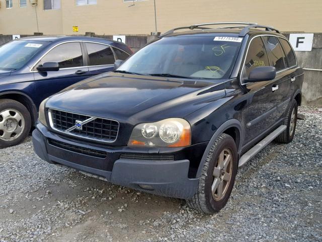 YV1CZ59HX31005675 - 2003 VOLVO XC90 BLACK photo 2