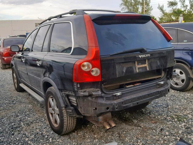 YV1CZ59HX31005675 - 2003 VOLVO XC90 BLACK photo 3