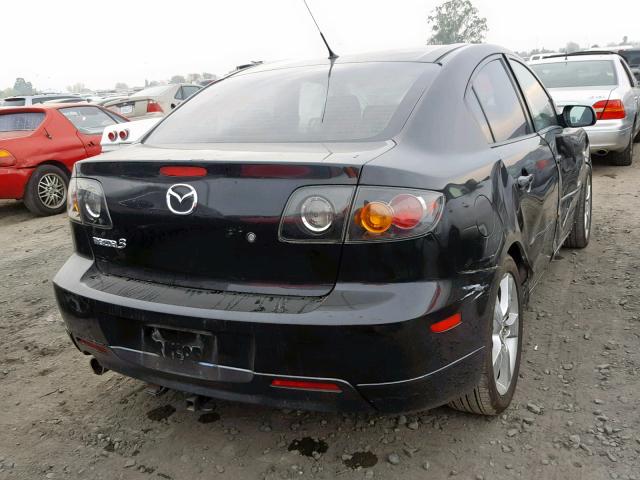 JM1BK324X61533416 - 2006 MAZDA 3 S BLACK photo 4