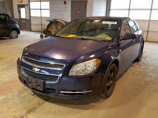 1G1ZG57BX84264525 - 2008 CHEVROLET MALIBU LS BLUE photo 2