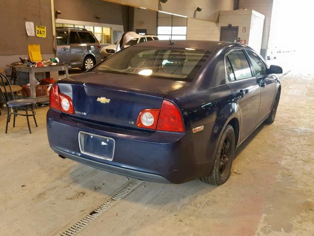 1G1ZG57BX84264525 - 2008 CHEVROLET MALIBU LS BLUE photo 4