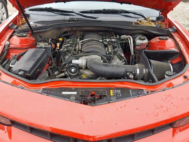 2G1FT1EW7E9284978 - 2014 CHEVROLET CAMARO 2SS RED photo 7