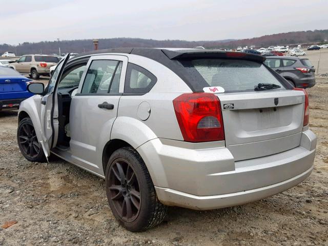 1B3HB48B68D723724 - 2008 DODGE CALIBER SX SILVER photo 3