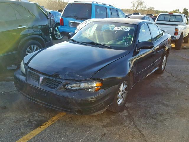 1G2NE52F64M595526 - 2004 PONTIAC GRAND AM S BLACK photo 2