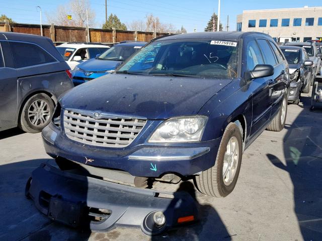 2C8GF68444R628533 - 2004 CHRYSLER PACIFICA BLUE photo 2