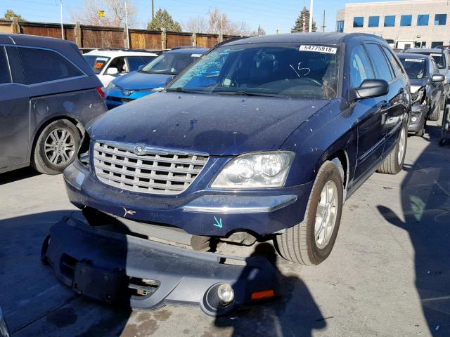 2C8GF68444R628533 - 2004 CHRYSLER PACIFICA BLUE photo 9