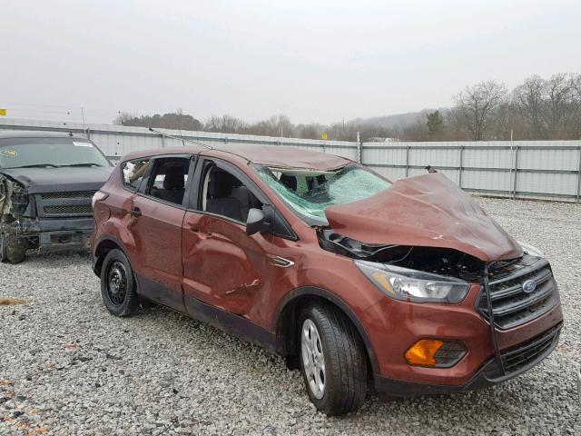 1FMCU0F75JUA09420 - 2018 FORD ESCAPE S RED photo 1