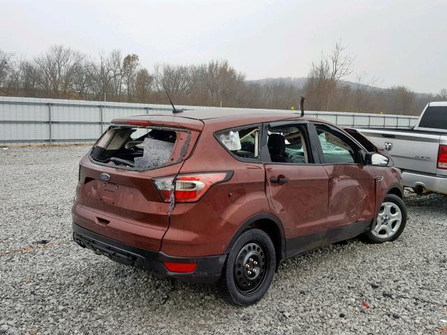 1FMCU0F75JUA09420 - 2018 FORD ESCAPE S RED photo 4