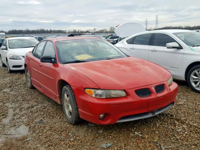 1G2WP52K7YF185758 - 2000 PONTIAC GRAND PRIX RED photo 1