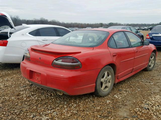 1G2WP52K7YF185758 - 2000 PONTIAC GRAND PRIX RED photo 4