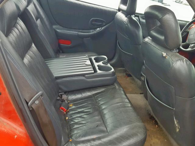1G2WP52K7YF185758 - 2000 PONTIAC GRAND PRIX RED photo 6