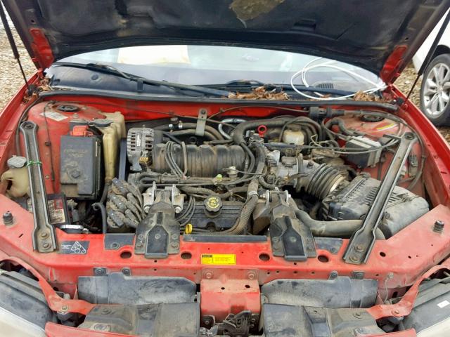 1G2WP52K7YF185758 - 2000 PONTIAC GRAND PRIX RED photo 7