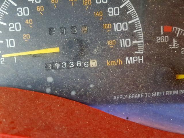 1G2WP52K7YF185758 - 2000 PONTIAC GRAND PRIX RED photo 8