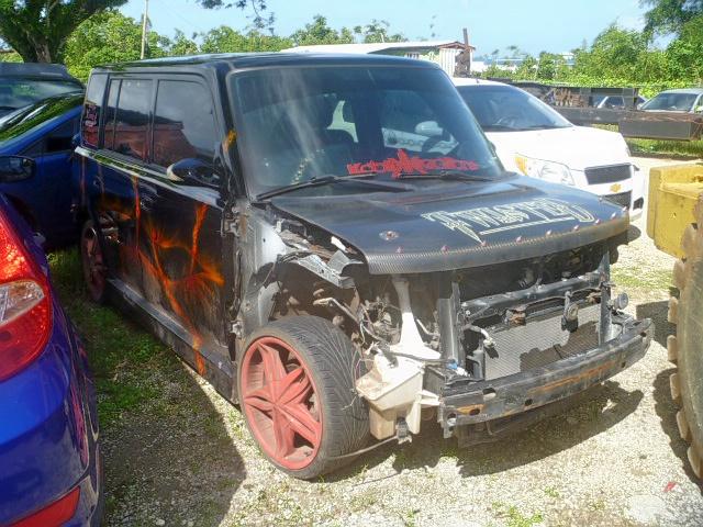 JTLKT324364049278 - 2006 TOYOTA SCION XB BLACK photo 1