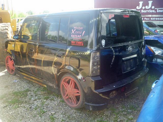 JTLKT324364049278 - 2006 TOYOTA SCION XB BLACK photo 3