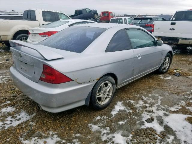 1HGEM21932L802645 - 2002 HONDA CIVIC EX SILVER photo 4