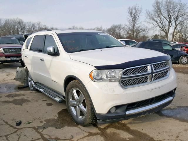 1C4SDJET2CC275748 - 2012 DODGE DURANGO CI WHITE photo 1