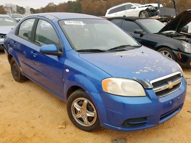 KL1TD56668B134268 - 2008 CHEVROLET AVEO BASE Mavi foto 1