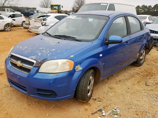 KL1TD56668B134268 - 2008 CHEVROLET AVEO BASE Mavi foto 2