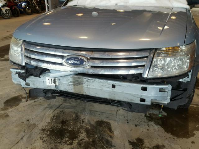 1FAHP24W18G110508 - 2008 FORD TAURUS SEL BLUE photo 9