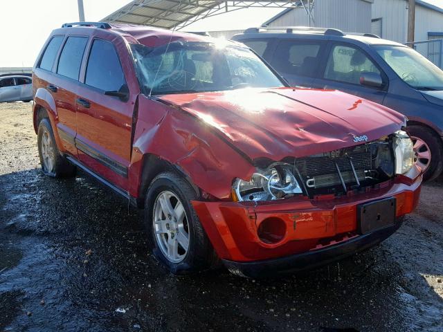 1J4GS48K25C582530 - 2005 JEEP GRAND CHER RED photo 1