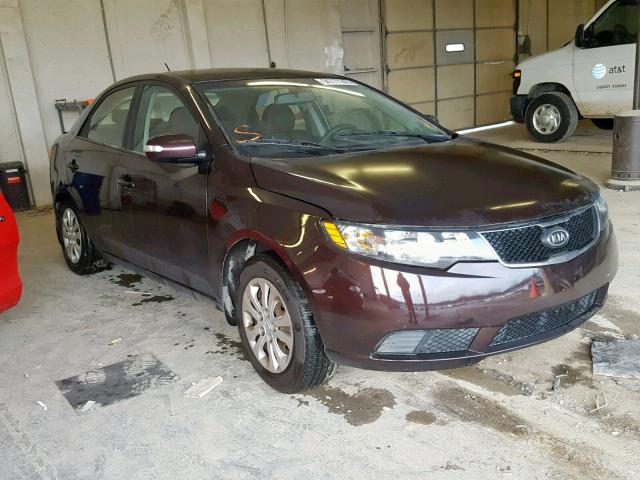 KNAFU4A29A5835599 - 2010 KIA FORTE EX BURGUNDY photo 1