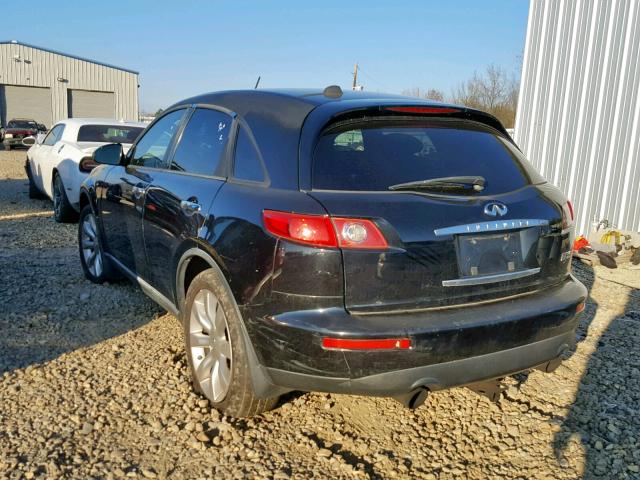 JNRAS08WX3X201858 - 2003 INFINITI FX35 BLACK photo 3