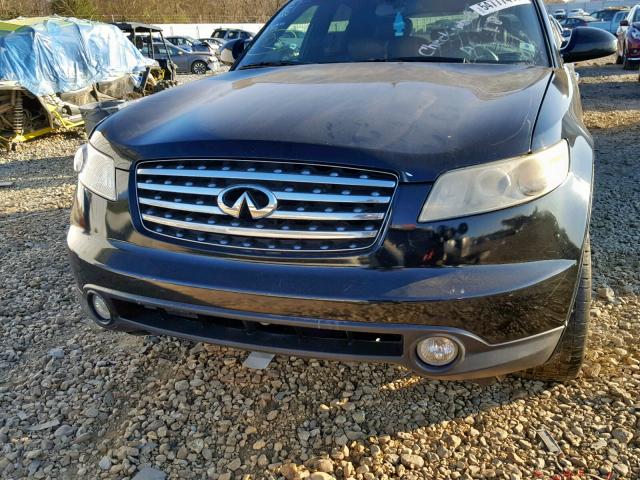 JNRAS08WX3X201858 - 2003 INFINITI FX35 BLACK photo 9