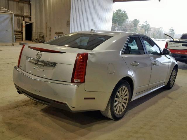 1G6DE5E51D0103490 - 2013 CADILLAC CTS LUXURY SILVER photo 4