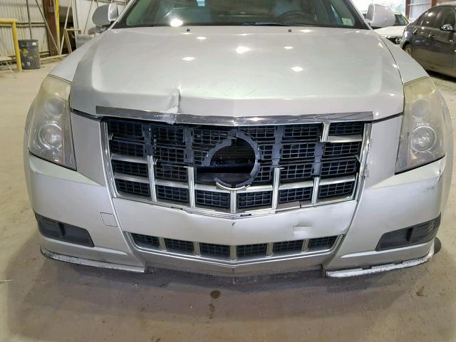 1G6DE5E51D0103490 - 2013 CADILLAC CTS LUXURY SILVER photo 9