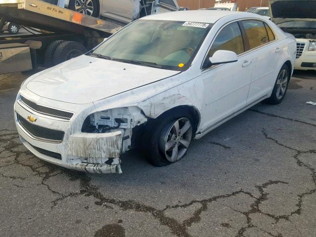 1G1ZC5E19BF344089 - 2011 CHEVROLET MALIBU 1LT YELLOW photo 2