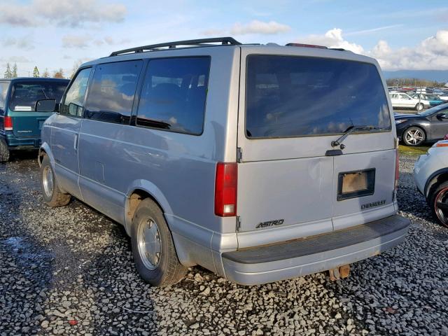 1GNDM19W0YB168876 - 2000 CHEVROLET ASTRO GRAY photo 3