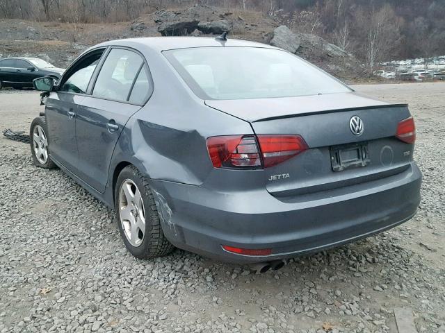 3VWB17AJ0GM239283 - 2016 VOLKSWAGEN JETTA SPOR GRAY photo 3