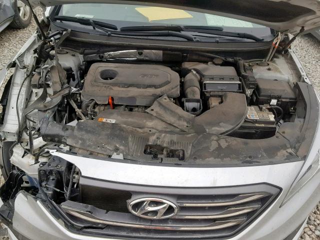 5NPE34AF6FH127161 - 2015 HYUNDAI SONATA SPO SILVER photo 7