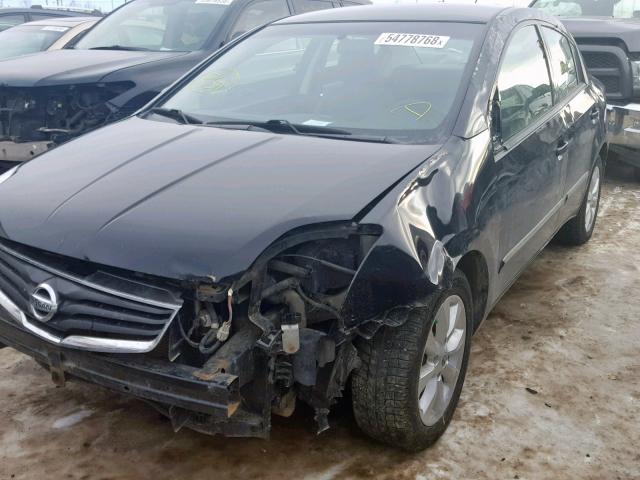 3N1AB6AP1BL700390 - 2011 NISSAN SENTRA 2.0 BLACK photo 2