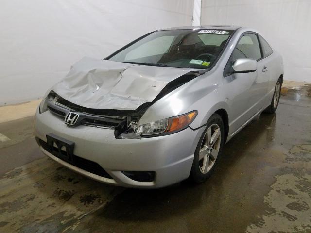 2HGFG12886H527353 - 2006 HONDA CIVIC EX SILVER photo 2