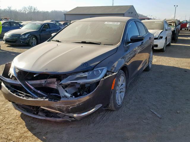 1C3CCCAB6FN613326 - 2015 CHRYSLER 200 LIMITE GRAY photo 2